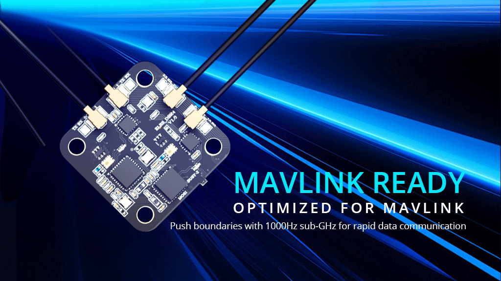 DBR4 Dual Band Xross Gemini ExpressLRS Receiver