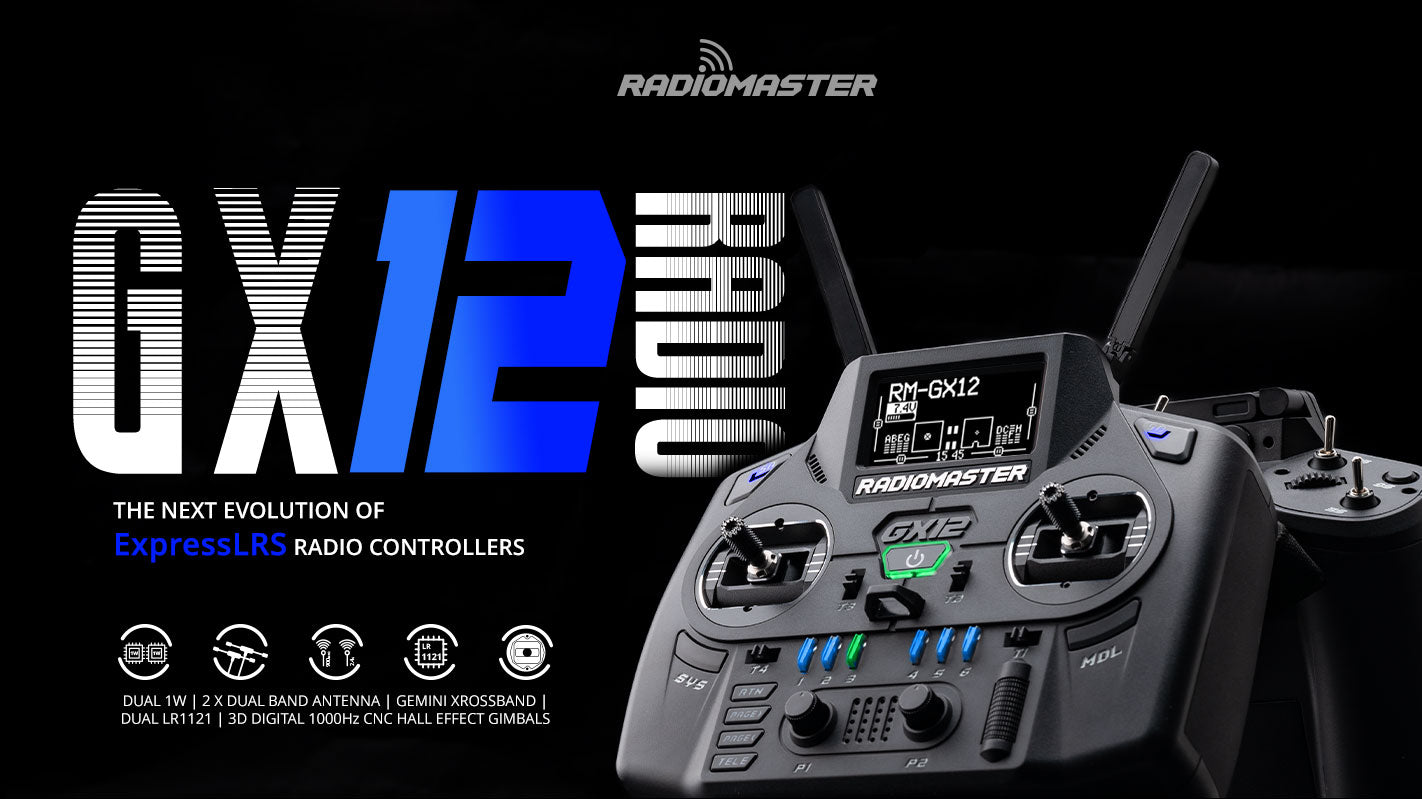 RadioMaster GX12 Dual-Band Gemini-X Radio Controller