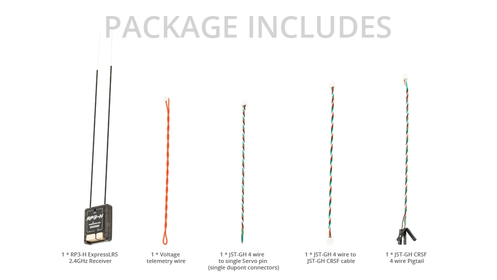 RP3-H ExpressLRS 2.4GHz Nano Receiver