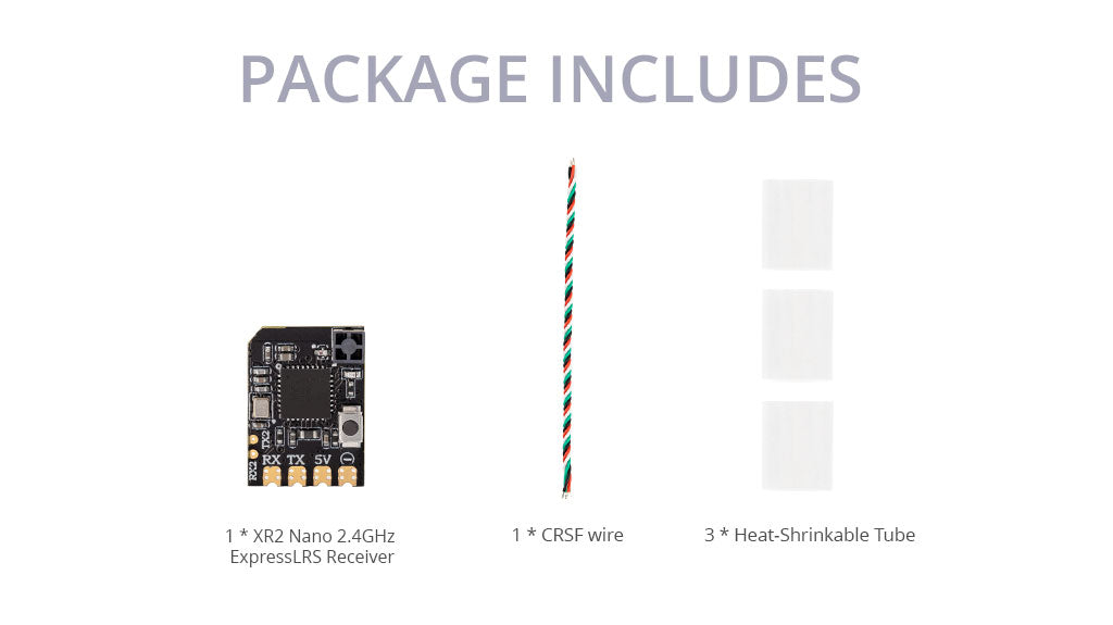 XR2 Nano 2.4GHz ExpressLRS Receiver