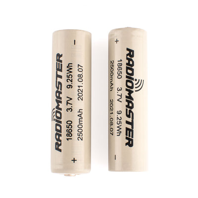 18650 Battery 2500mAh 3.7V for TX16S / TX12
