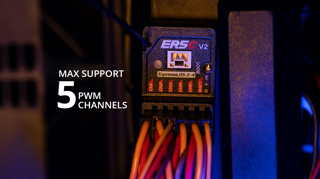 ER5C V2 2.4GHz ELRS PWM Receiver