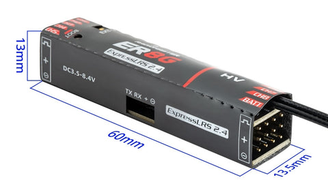 RadioMaster ER8G & ER8GV 2.4GHz ELRS PWM Receiver