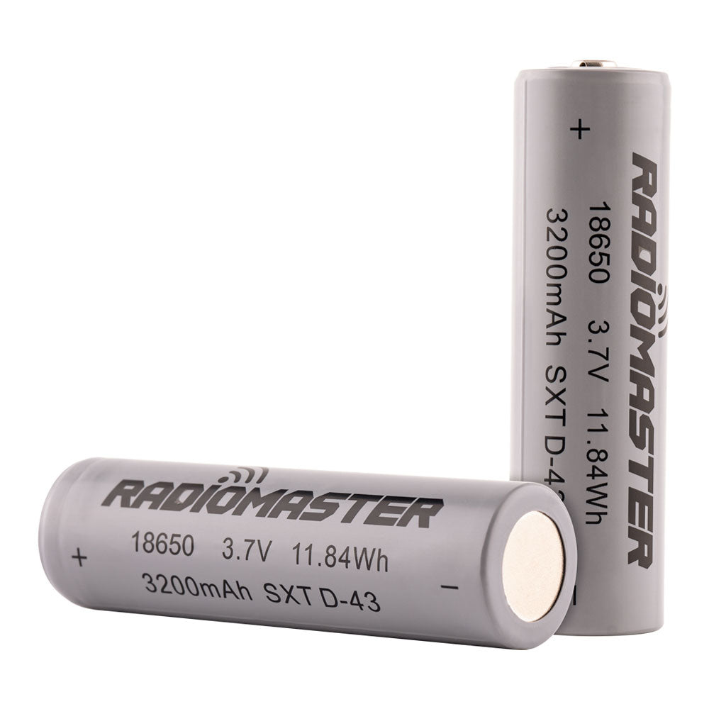 18650 3200mAh 3.7V Battery (2pcs) for TX16S / Boxer / TX12/ MT12 Radios