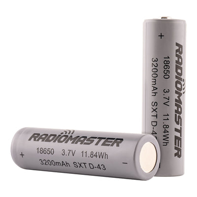 18650 3200mAh 3.7V Battery (2pcs) for TX16S / Boxer / TX12/ MT12 Radios