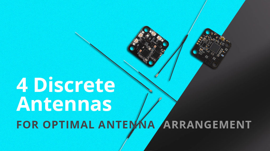 DBR4 Dual Band Xross Gemini ExpressLRS Receiver