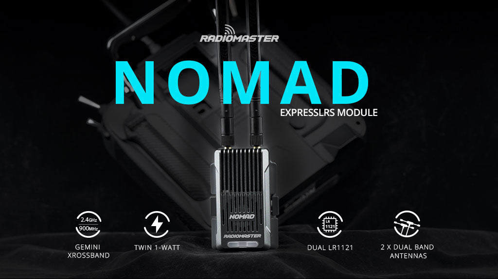 Nomad Dual 1-watt Gemini Xrossband ExpressLRS Module