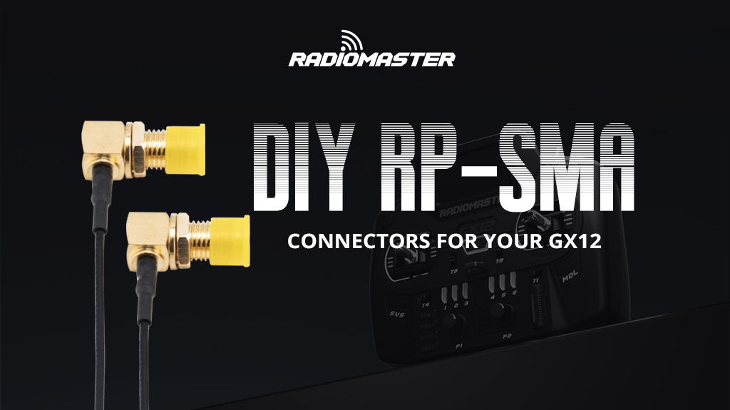 GX12 DIY 90 Degree RP-SMA Cable